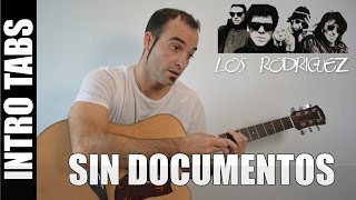 Como tocar la INTRO de Sin Documentos  Los Rodriguez FACIL NOTA POR NOTA [upl. by Aizan]