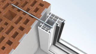 Würth Abstandsmontageschraube AMO® IV – sichere Fensterbefestigung [upl. by Iclek]