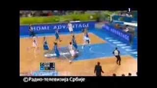 Nemanja Nedović Monster Dunk vs Italy Eurobasket [upl. by Merdith419]