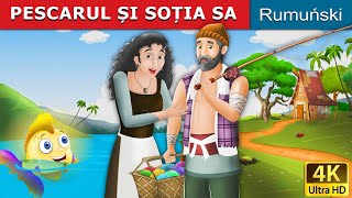 PESCARUL ȘI SOȚIA SA  The Fisherman and His Wife Story in Romana  RomanianFairyTales [upl. by Nanyk]