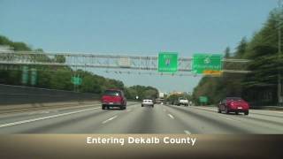 Atlanta GA I85 North Mile 84115 [upl. by Rendrag]