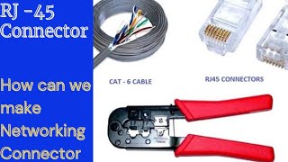 How Can We Make Lan Connector  RJ45 Crippled  LAN Net not working  LAN Port Internet Issue  Lan [upl. by Suanne294]