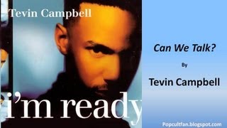 Tevin Campbell  Can We Talk Lyrics [upl. by Suoicerp]