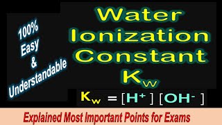 Class 10 Chemistry Water Ionization Constant Equation  How to Find  Kw in Chemistry [upl. by Anitsrihc]