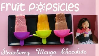 Homemade Popsicles Frozen Kid friendly Treats [upl. by Nannie]