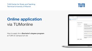 How to apply for a bachelors degree program  A TUMonline Tutorial [upl. by Ogilvy]