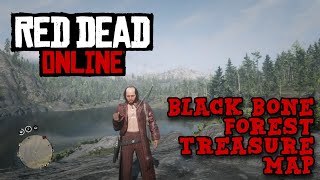 Black Bone Forest Treasure Hunting in Red Dead Online [upl. by Mimajneb]