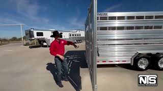 2025 Cimarron 32 Livestock Gooseneck Trailer [upl. by Aromat733]