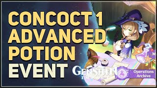 Concoct 1 Advanced Potion Genshin Impact [upl. by Reckford686]