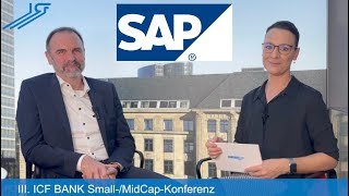 SAP SE  III ICF BANK SmallMidCapKonferenz [upl. by Neetsirk29]