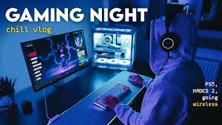 gaming vlog 🎮  cozy gaming night🏮 hades 2 unboxing razer viper v2 pro valo [upl. by Sheppard549]