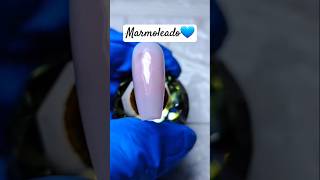 Uñas marmoleado💙 auroranailsandhair nails nailart nailart [upl. by Cannell]