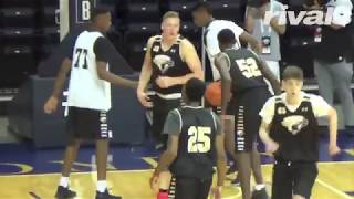 2018 FourStar Ignas Brazdeikis Highlights from NBPA Top 100 Camp [upl. by Schlosser]