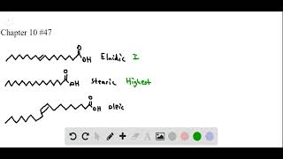 Although naturally occurring unsaturated fatty acids generally have the configuration elaidic aci [upl. by Kralc]