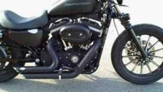 Iron 883 harley davidson blacked out w vance and hines [upl. by Meuser]