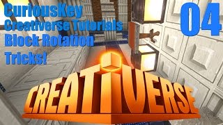 Creativerse Tutorials 04 Block Rotation Tricks [upl. by Cordelia34]