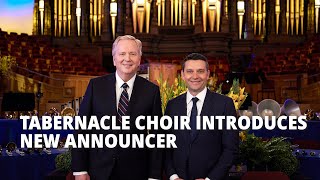 Tabernacle Choir Introduces New Announcer for Weekly Broadcast [upl. by Aramoj]