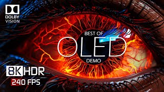 8K HDR 240 FPS Dolby Vision  Special OLED Demo [upl. by Sakiv]