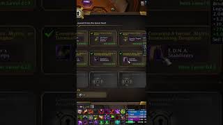 Warlock gets more gear from vault  Road to 639 worldofwarcraftgameplay [upl. by Buff]