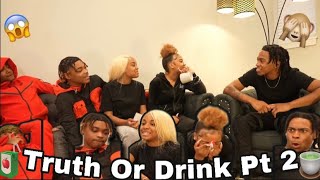 TRUTH OR DRINK ft Johnston Twins amp CHRIS amp DEBO GOT SERIOUS😱 [upl. by Eiramacissej]