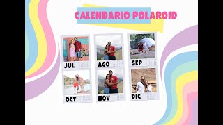 CALENDARIO POLAROID IMPRIMIBLE GRATUITO [upl. by Marin969]