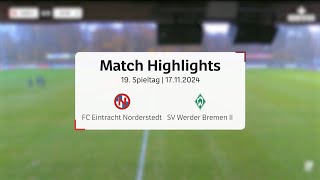 Offener Schlagabtausch zwischen Norderstedt und Werders U23  Regionalliga Nord 19 Spieltag [upl. by Aryan954]