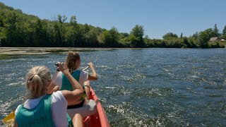 Canoe trip Dordogne Limeuil France 14072023 [upl. by Jago]