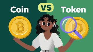 Coins VS Tokens Whats the Difference  3min crypto [upl. by Aihsena]