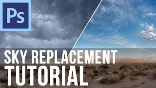 Adobe Photoshop CS6  Sky Replacement Tutorial [upl. by Petua604]