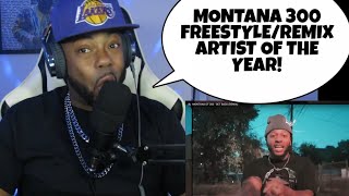 FREESTYLE  REMIX ARTIST OF THE YEAR MONTANA OF 300 quotGET BACK quot Remix REACTION [upl. by Ahsiekit]