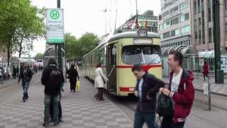 Straßenbahn Düsseldorf  GT8Wagen auf der Linie 719 2012 HD [upl. by Grantland]