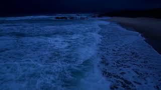 Sleep For 11 Hours Straight High Quality Stereo Ocean Sounds Of Rolling Waves For Deep Sleeping [upl. by Sybley]