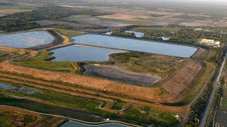 Aerial footage of Piney Point after emergency evacuation order enacted [upl. by Kcered]