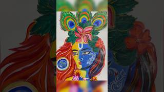 Jai Shri Krishna artist painting shorts [upl. by Annehsat]