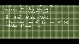 Von Parameterzur Koordinatengleichung 3 Normalenvektor aus Parametergleichung mit Skalarprodukt [upl. by Yodlem]