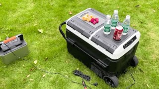 12V Portable Car Fridge 42 Quart40L  Elecwish [upl. by Mora]