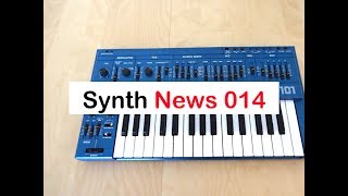 Synth News 014 Roland SH101 Boutique Moog Minitaur Update Sylenth1 amp More [upl. by Tiffany]