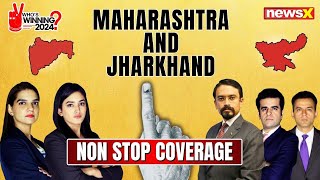 LIVE Maharashtra Elections  Jharkhand Elections  NonStop Coverage From Ground Zero  NewsX [upl. by Scherle711]