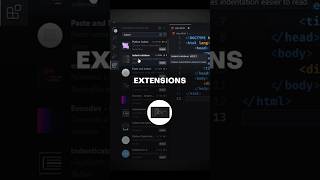 Famous Vs code Extension💻 webdevelopment programming vscode webdesign html shorts coding [upl. by Gasper]