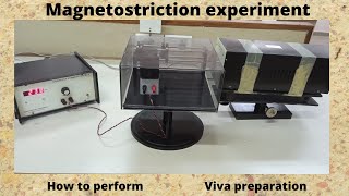 Magnetostriction experiment [upl. by Atnicaj713]