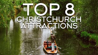 TOP 8 CHRISTCHURCH ATTRACTIONS 2023 4K [upl. by Olbap171]