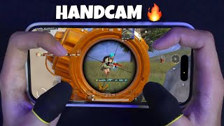 Best HANDCAM 4 Finger  Gyroscope  iPhone 14 Pro ❤️ PUBG Mobile [upl. by Nolad]