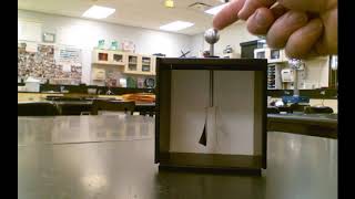 Electroscope demonstrations [upl. by Onaireves]