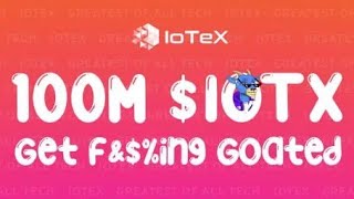 Iotex 100m iotx tokens airdrop in telugu [upl. by Gardal]