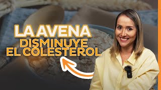 LA AVENA DISMINUYE EL COLESTEROL  Lina Rios Mood Food [upl. by Negaem]