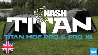 Nash Titan Hide Pro amp Hide Pro XL T4298 T4299 [upl. by Ahsinat]