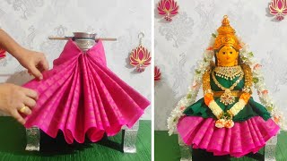 Simple kalasam Decoration With Blouse Pieces  Easy Varamahalakshmi kalasam decoration with blouse [upl. by Nylimaj]