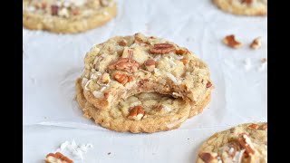 Soft and Chewy Coconut Pecan Cookies [upl. by Celina651]