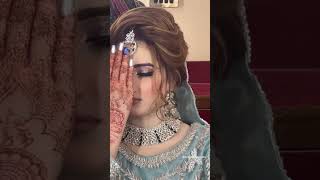 Bridal Makeup  bridal Mehndi Design  bridal hairstyle  bridalmakeup shorts trending makeup [upl. by Edlitam]