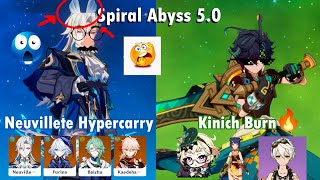 C0 Neuvillette Hypercarry x C0 Kinich Burn  New 50 Spiral Abyss Floor 12  Genshin Impact [upl. by Nichols]